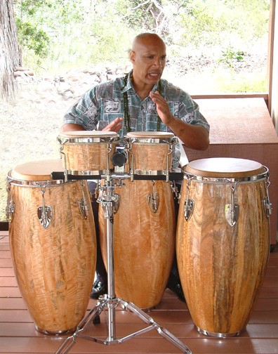 Babasango Playing Drums