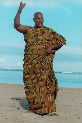 Babasango Dancing on Beach